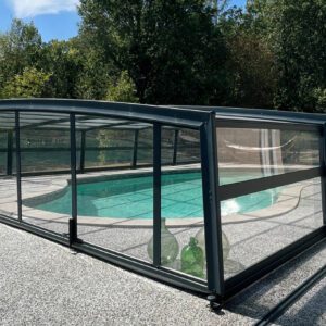 Abri piscine Master mi-haut