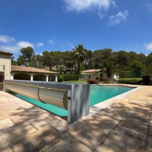 Banc volet piscine